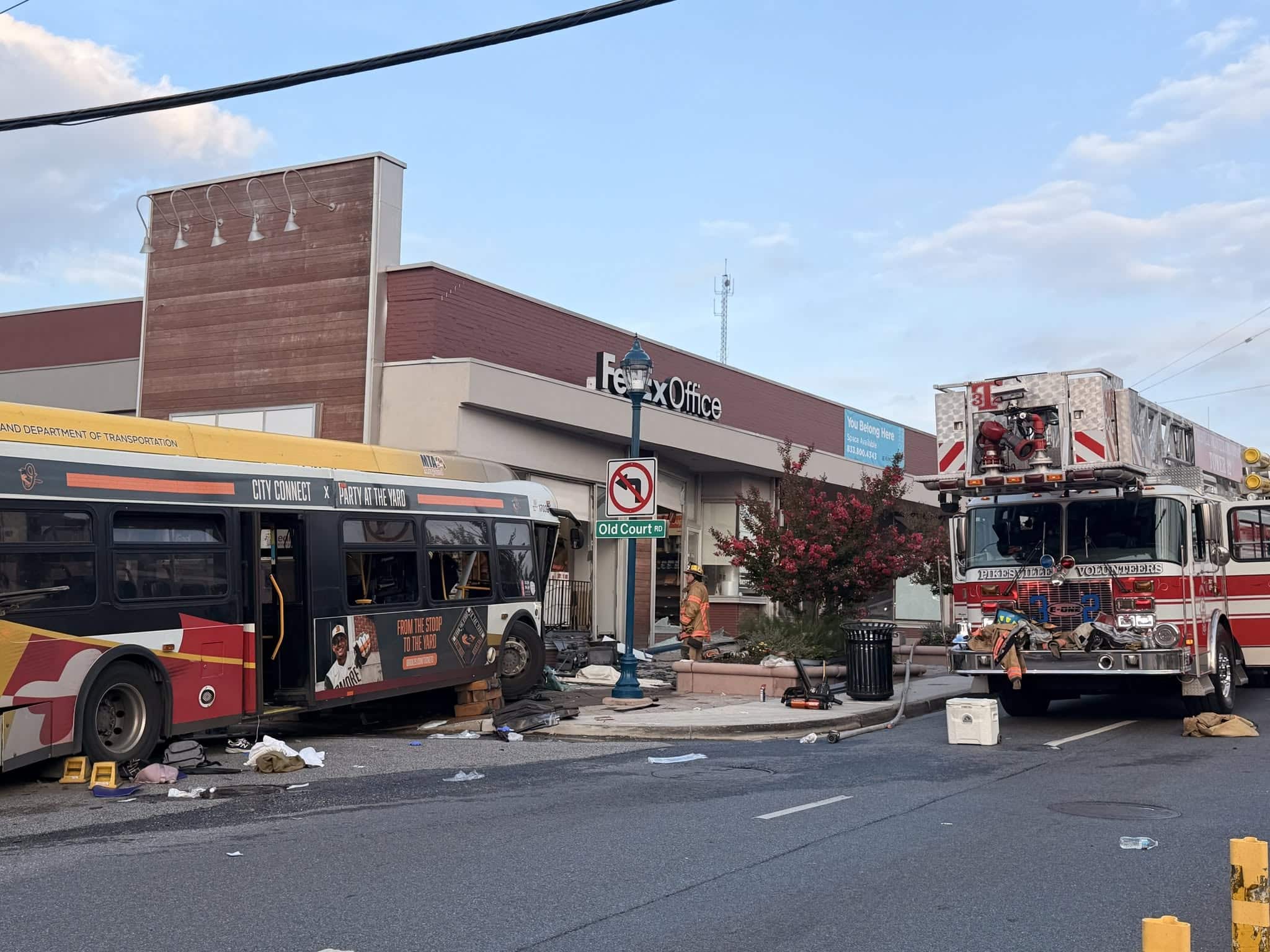 IN PICTURES | Bus crashes into building in Maryland, injuring 28