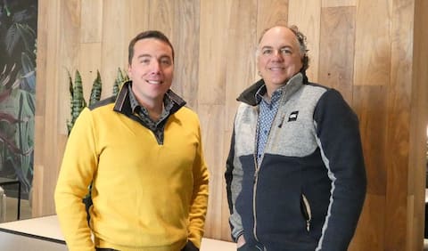 Pierre-Yves Charest (left) and Alain Content (right)