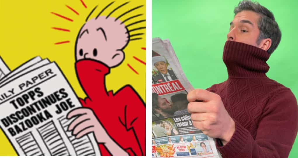 Un artiste s'amuse à reproduire des personnages