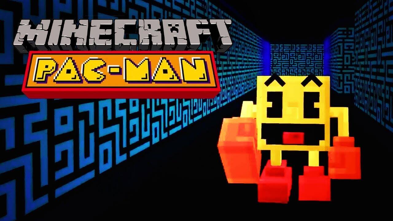 Pac Man Arrive Dans Minecraft Et Ca A L Air Terrifiant Pese Sur Start