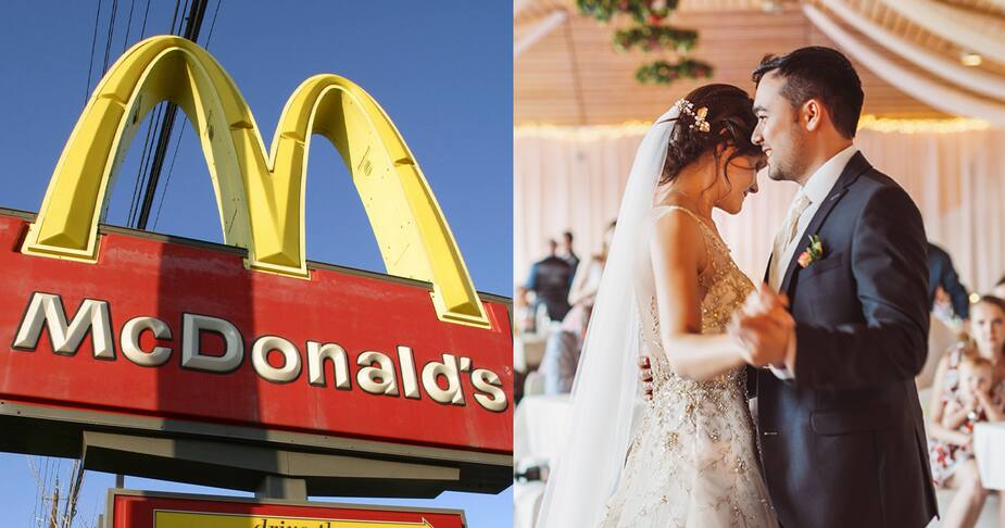 Image principale de l'article Deux Français célèbrent leurs noces au McDo