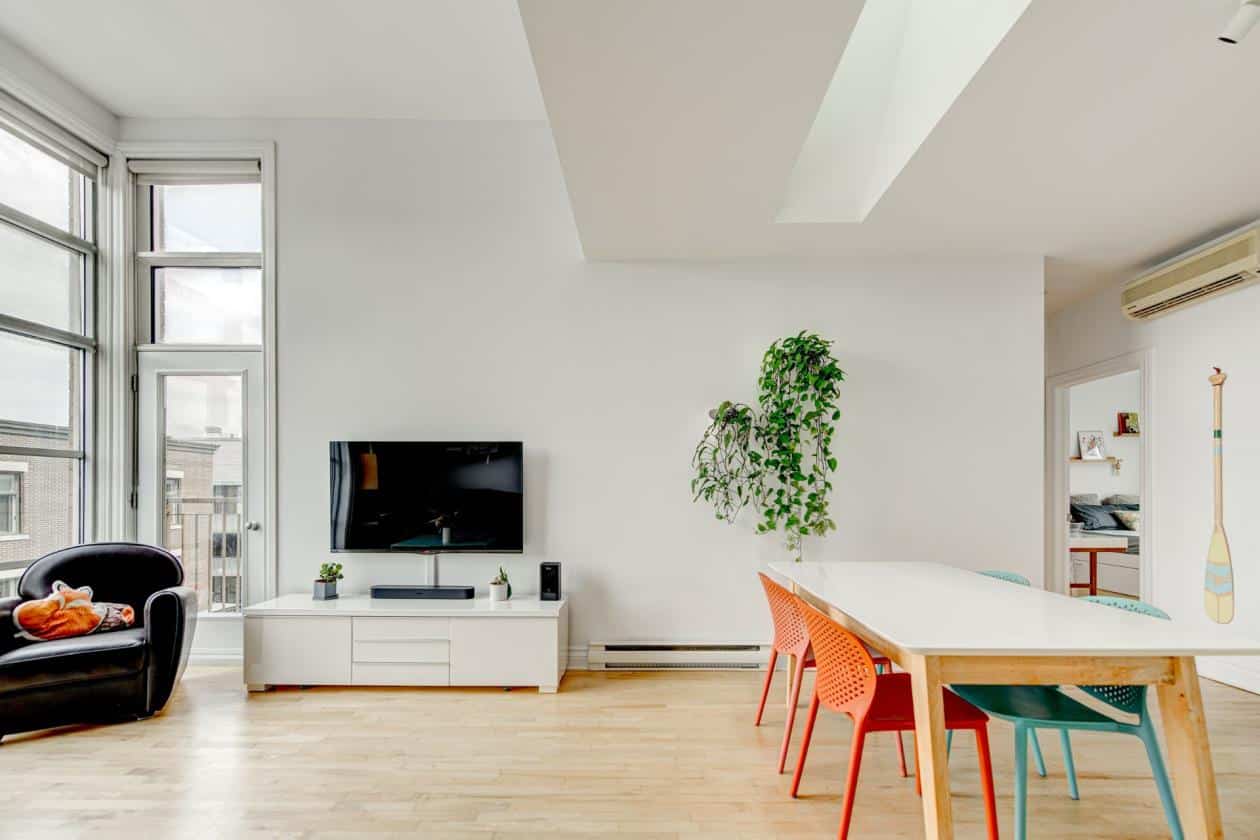 Un condo lumineux en plein coeur du Plateau à 550k