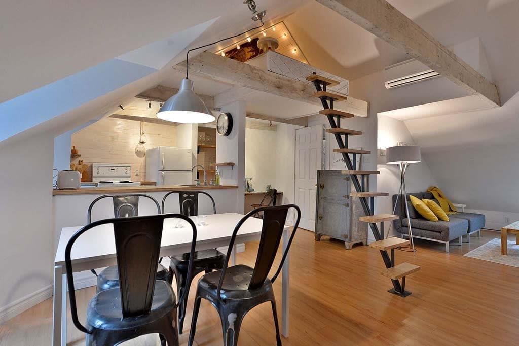 Loft coquet à vendre dans le Vieux-Port de Québec