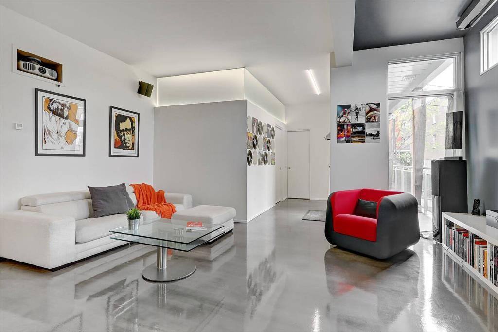 Un condo de style industriel et moderne à Québec