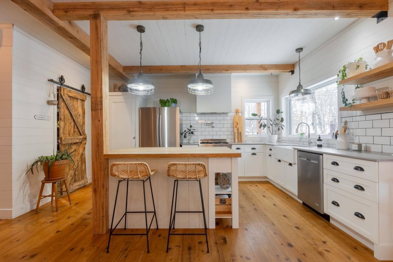 Une vraie belle maison «farmhouse» en pleine nature à Fossambaultsur