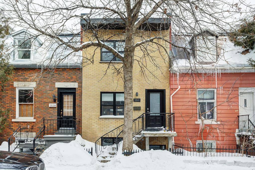 Une jolie maison étroite à 3 étages sur le Plateau