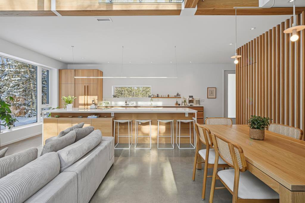 Une maison d'architecte avec sauna à vendre