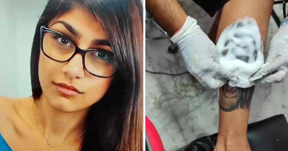 Image principale de l'article Mia Khalifa ridiculise un tatouage à son effigie