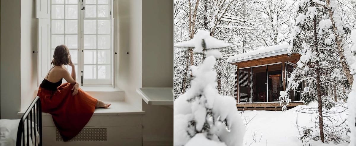 Monastère et mini-chalet: séjour de ressourcement parfait