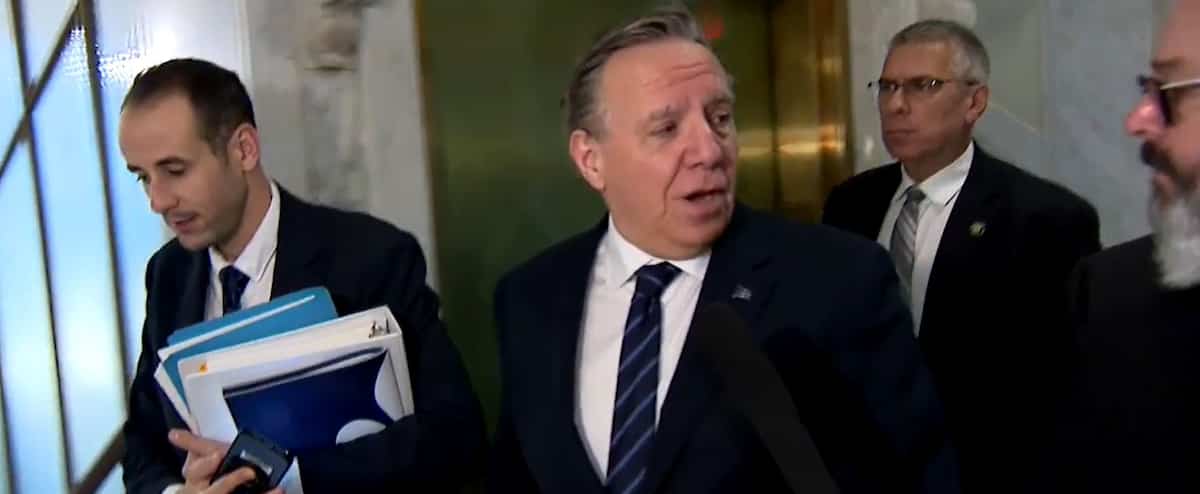 Attaque envers Jean Charest: son fils critique François Legault