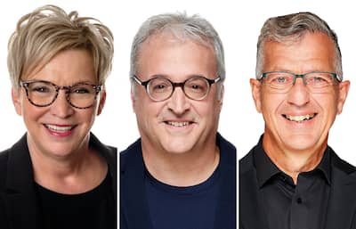 Los tres diputados de Abitibi-Temiscamingue: Suzanne Blais (Caq, Abitibi-Ouest), Pierre Dufour (Independent, Abitibiest) y Daniel Bernard (Caq, Rouyn-Noranda-Témiscamingue).