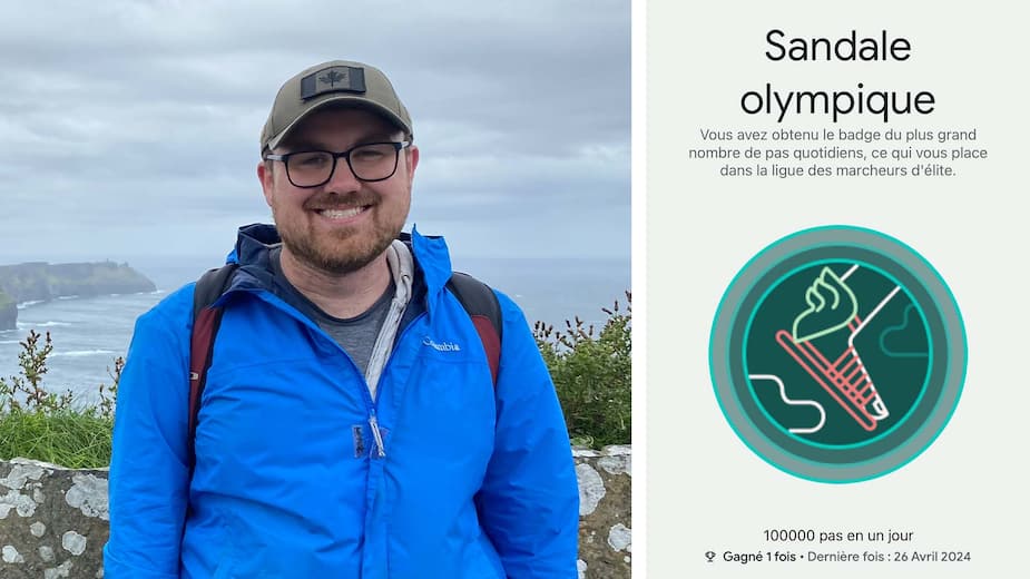Il nous raconte sa promenade de 100 000 pas | 24 heures