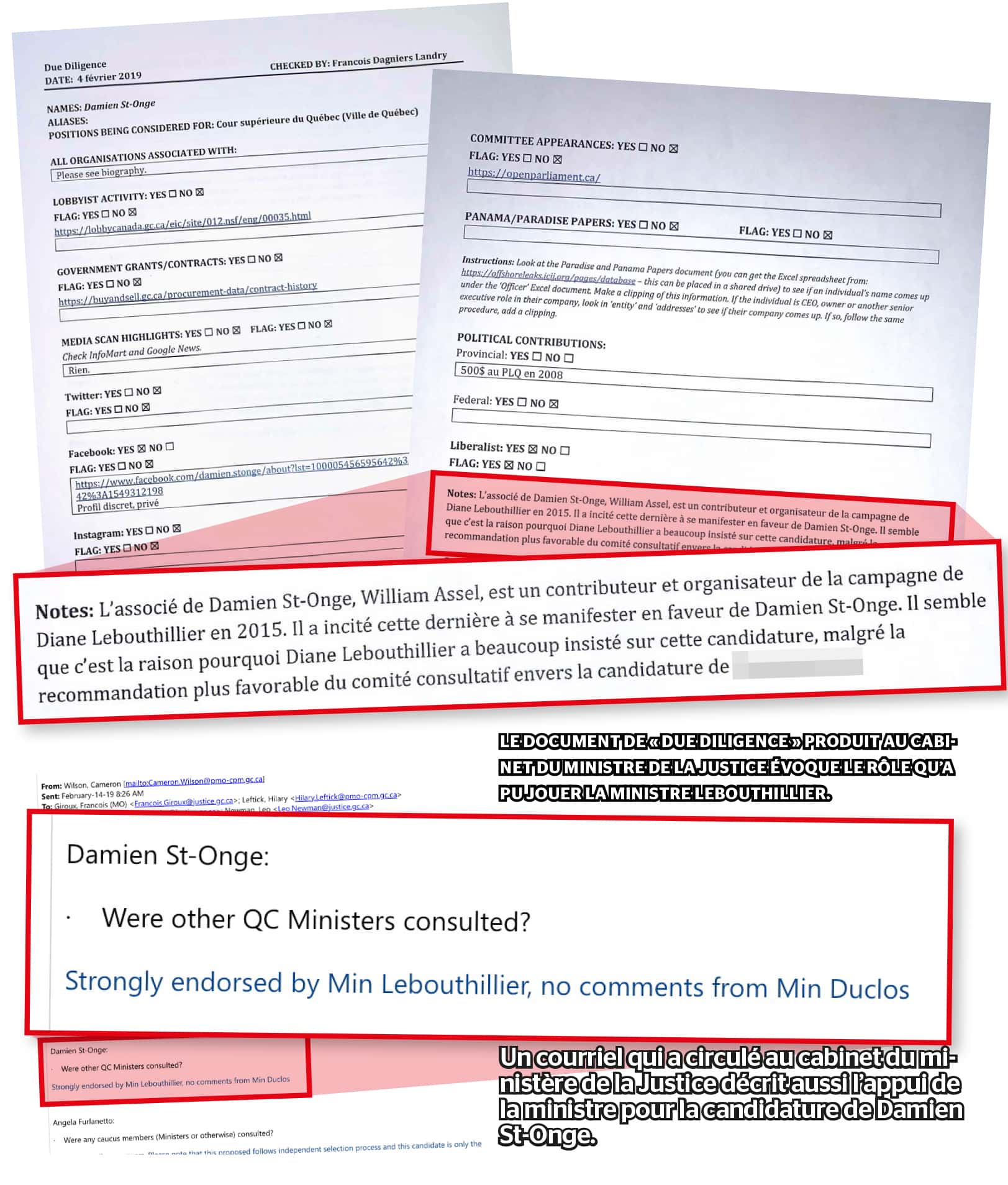 Magistrature Lebouthillier Aurait Insiste Pour Faire Nommer Un Juge Jdq