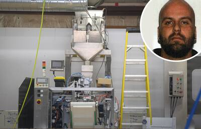 Durante las búsquedas dirigidas a la organización en la que Media Kong Ly estuvo involucrado, en mayo de 2022, la policía descubrió almacenes, como este en Chambly.