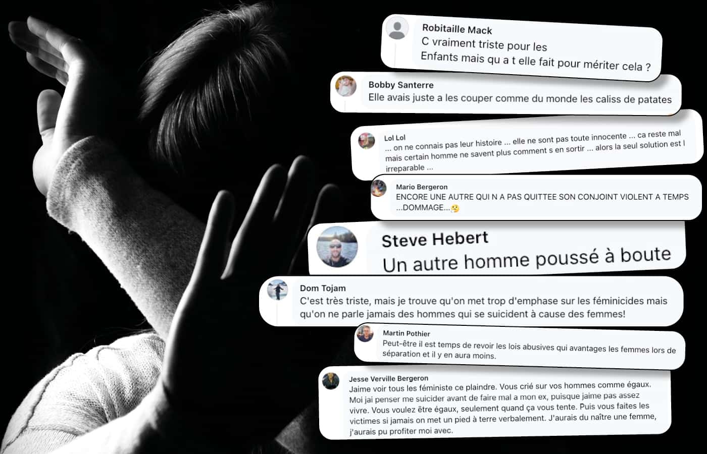 «Je trouve ça vraiment inquiétant»: des commentaires haineux en réaction au 10e féminicide dénoncés