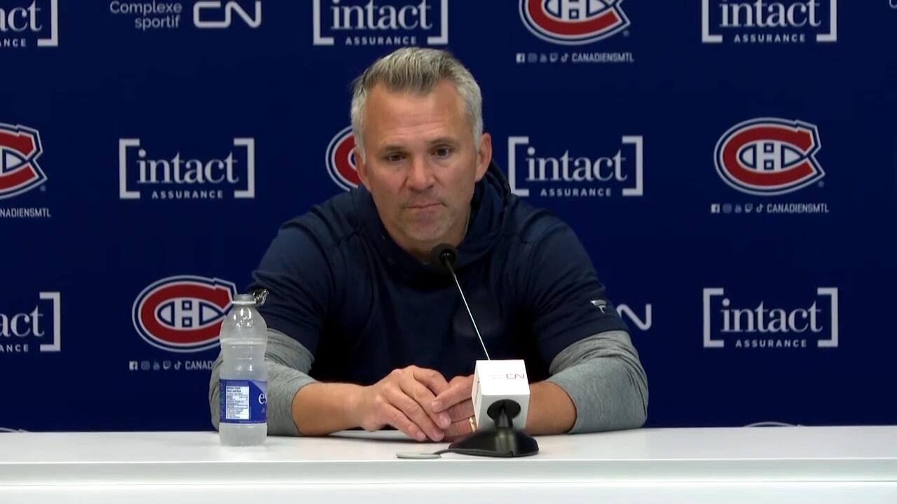 Martin St-Louis &eacute;motif en parlant de Laine