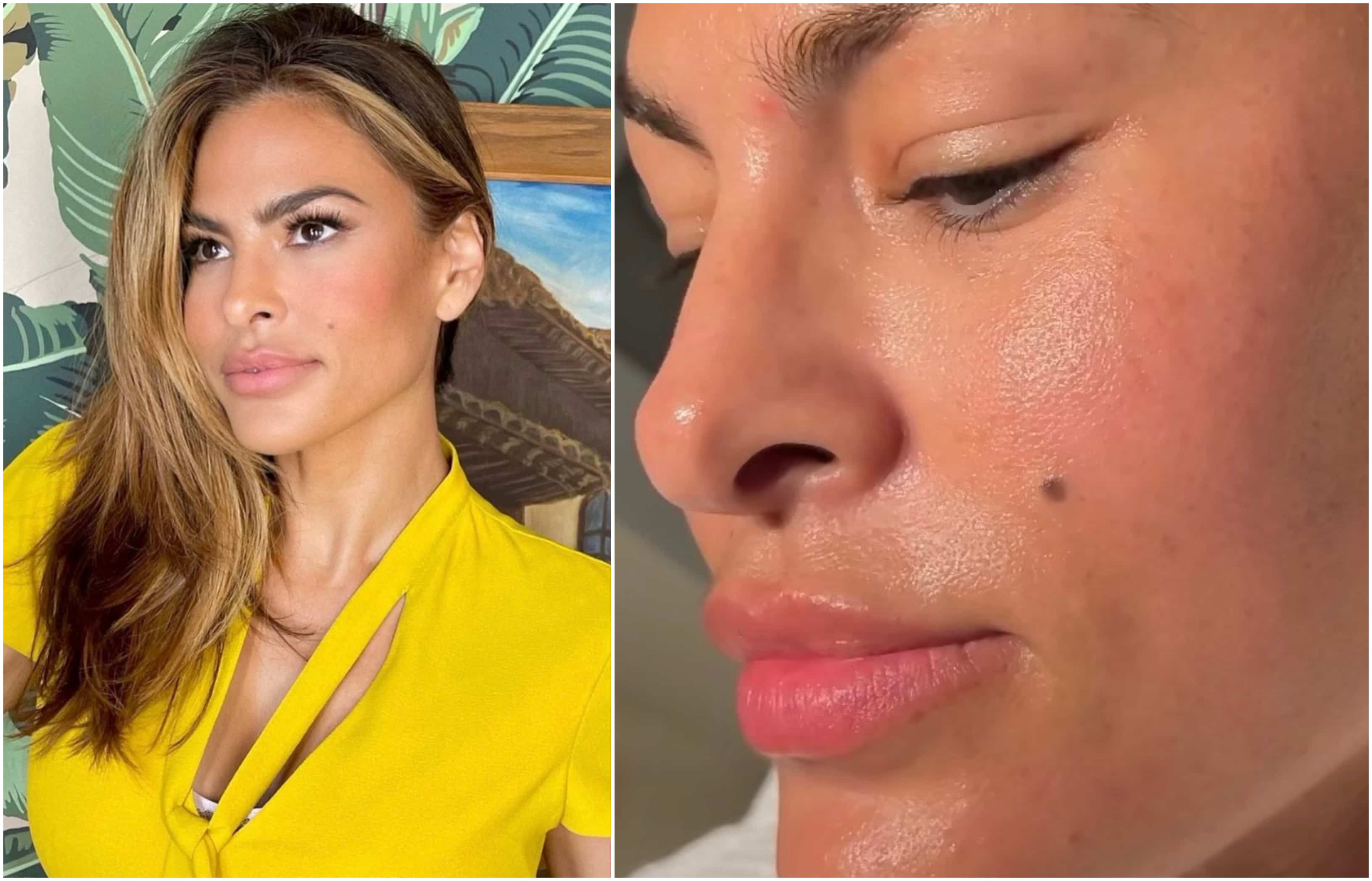 Eva Mendes adore se raser le visage