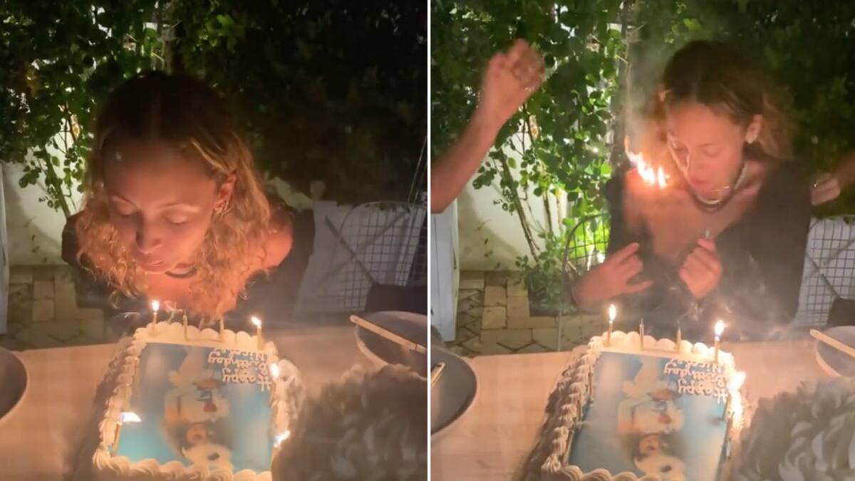 Nicole Richie Se Met La Tete En Feu En Essayant D Eteindre Les Bougies Sur Son Gateau D Anniversaire Le Sac De Chips Nicole Richie Se Met La Tete En Feu En Essayant D Eteindre Les Bougies Sur Son Gateau D Anniversaire Le Sac De Chips