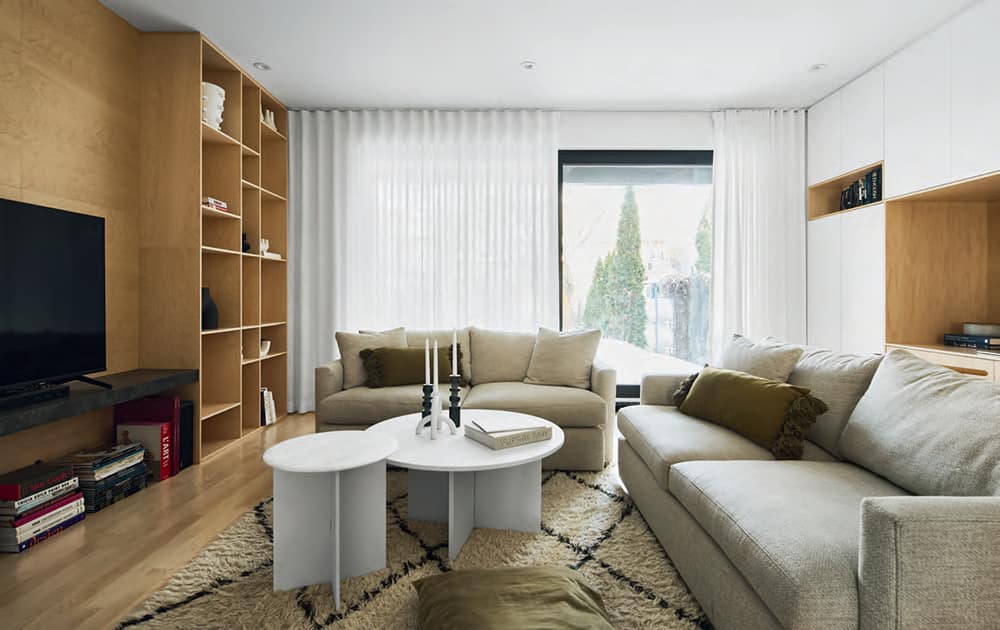 Un duplex montréalais converti en maison familiale