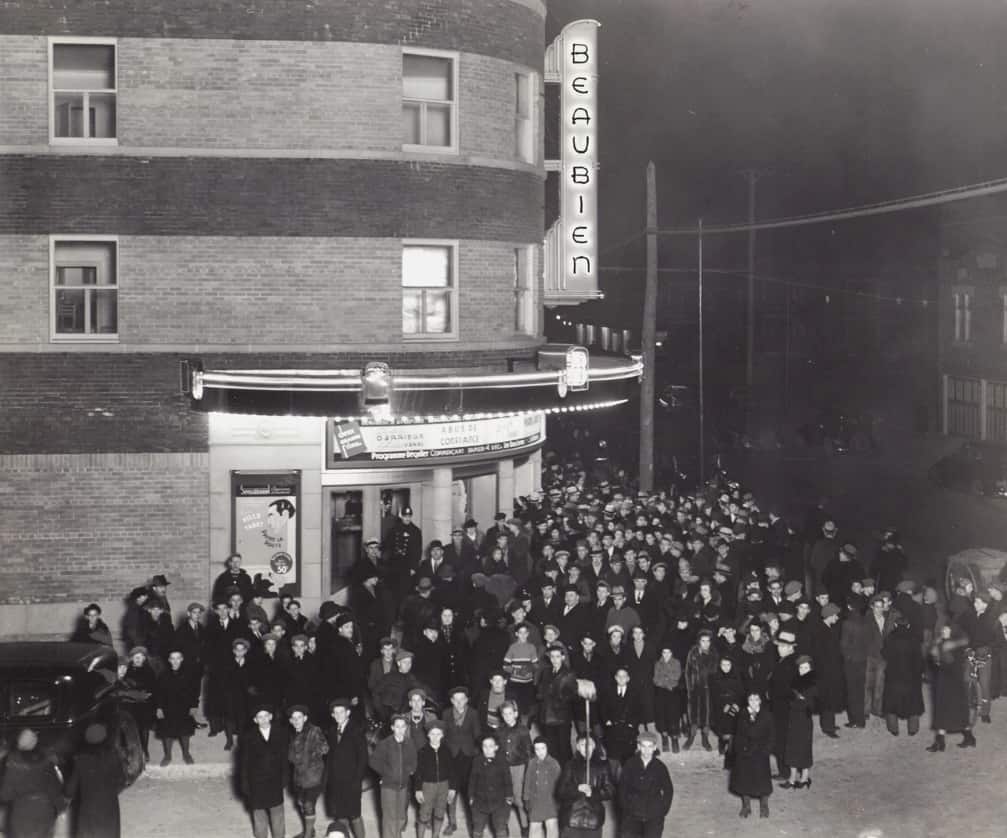 Le Cinéma Beaubien en 1937.