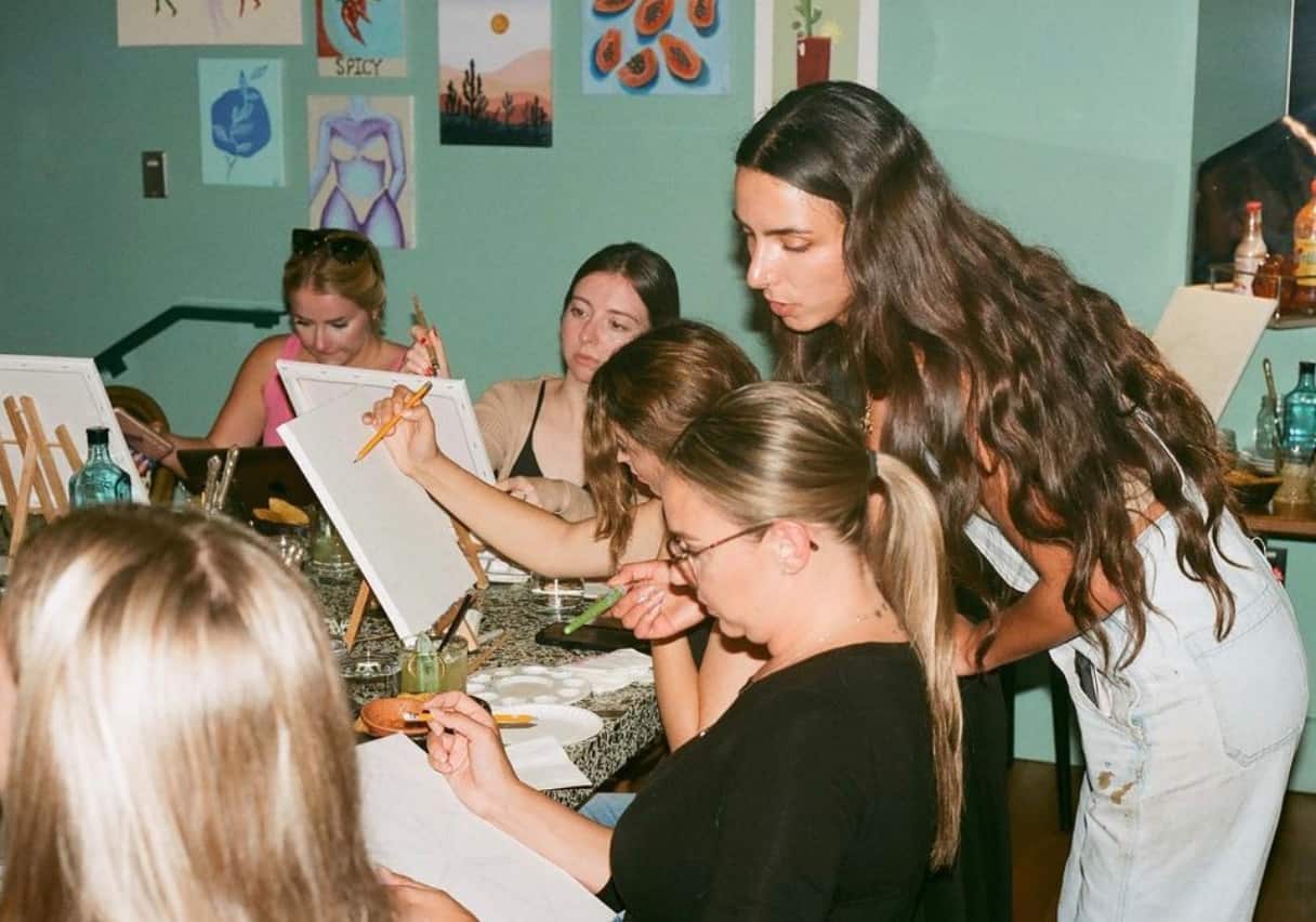 Une soirée «Paint & Sip» en septembre