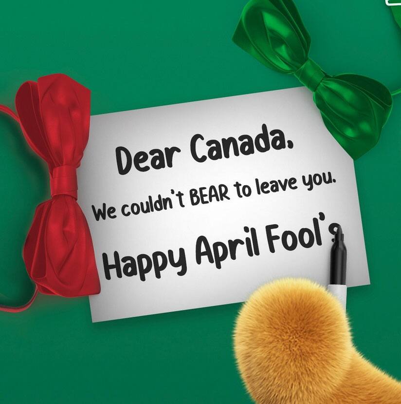 Poisson d'avril: les oursons Kraft ne prennent pas leur retraite