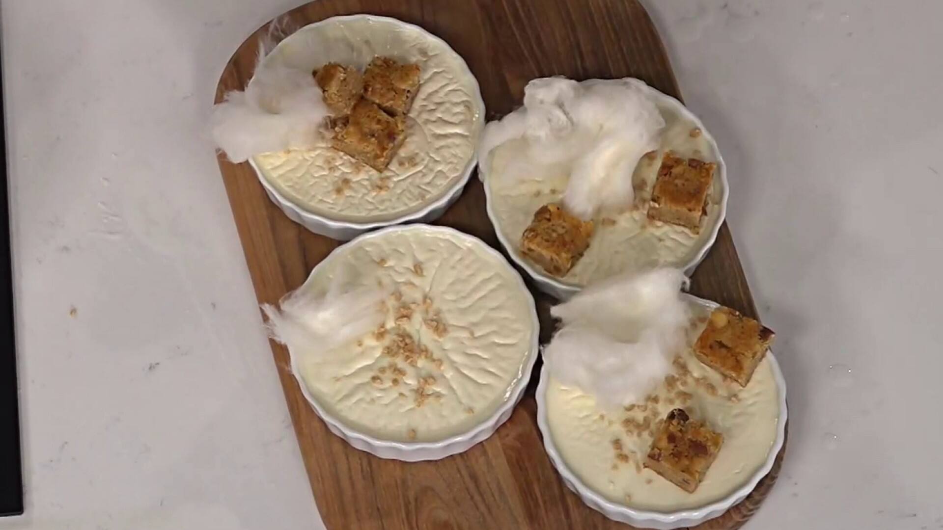 Maple Panna Cotta & Hazelnut Cake – Hugo Saint-Jacques Recipe