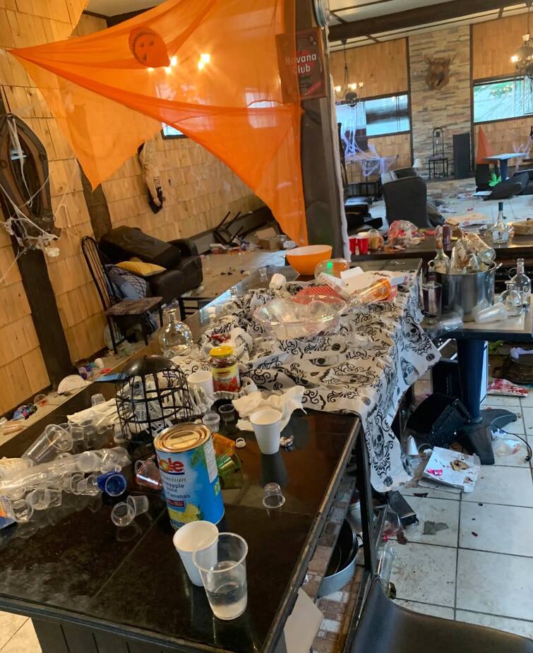 Image principale de l'article Un chalet détruit par des fêtards à l'Halloween