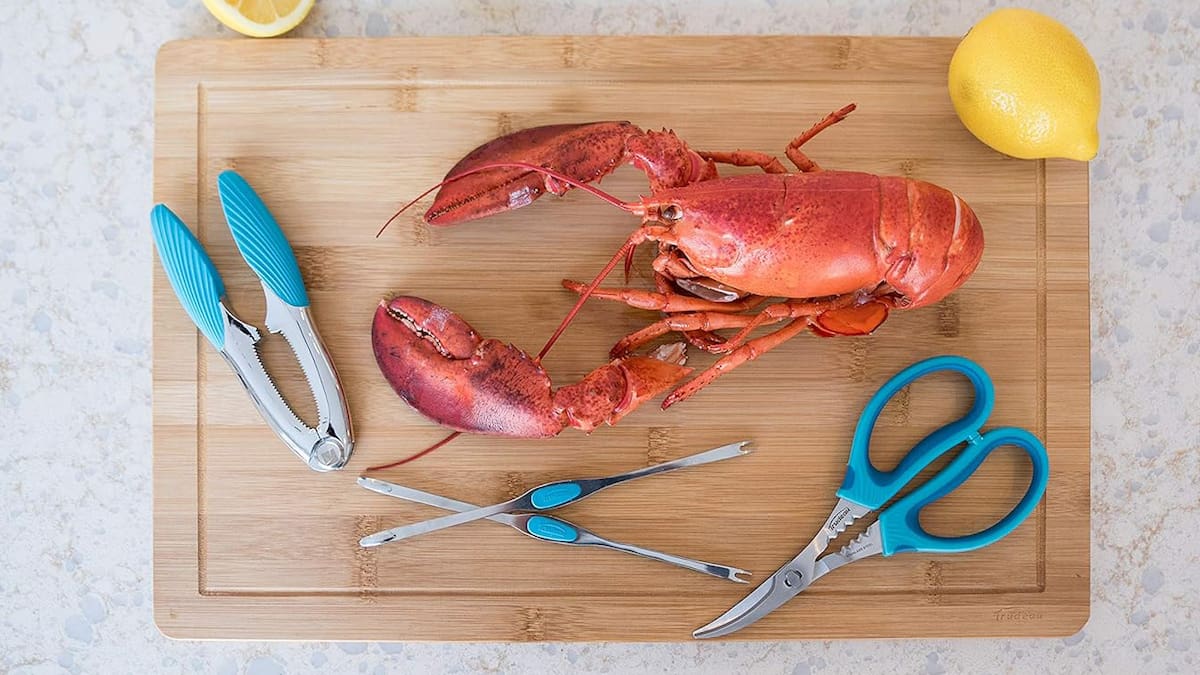 Pince à crabe, outil de casse-homard, durable et pratique, poignée unique de style pince de homard, idéale pour servir des fruits de mer dans la coquille avec retrait de la viande sans Pince à crabe, outil de casse-homard, durable et pratique, poignée unique de style pince de homard, idéale pour servir des fruits de mer dans la coquille avec retrait de la viande sans