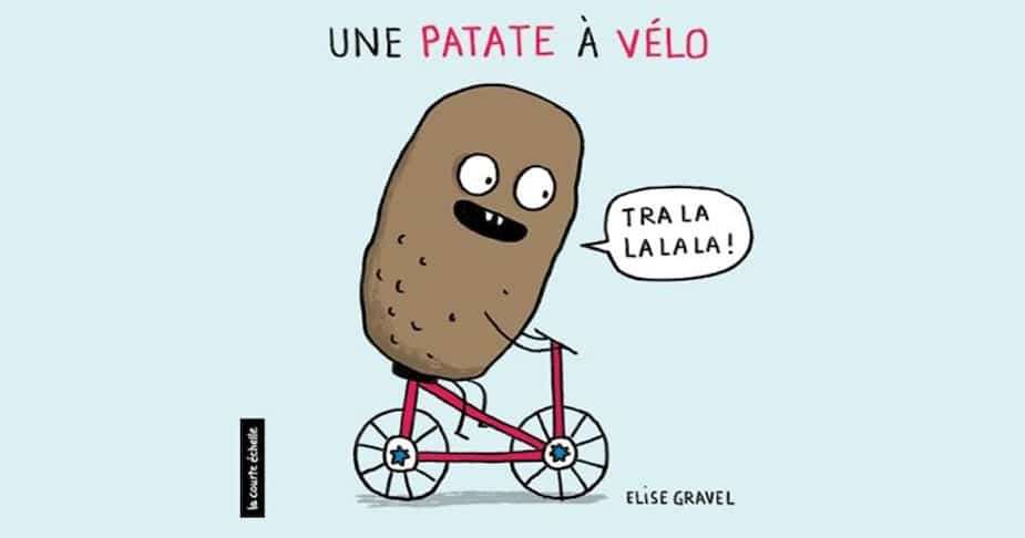 Image principale de l'article Élise Gravel lit son bouquin «Une patate à vélo»