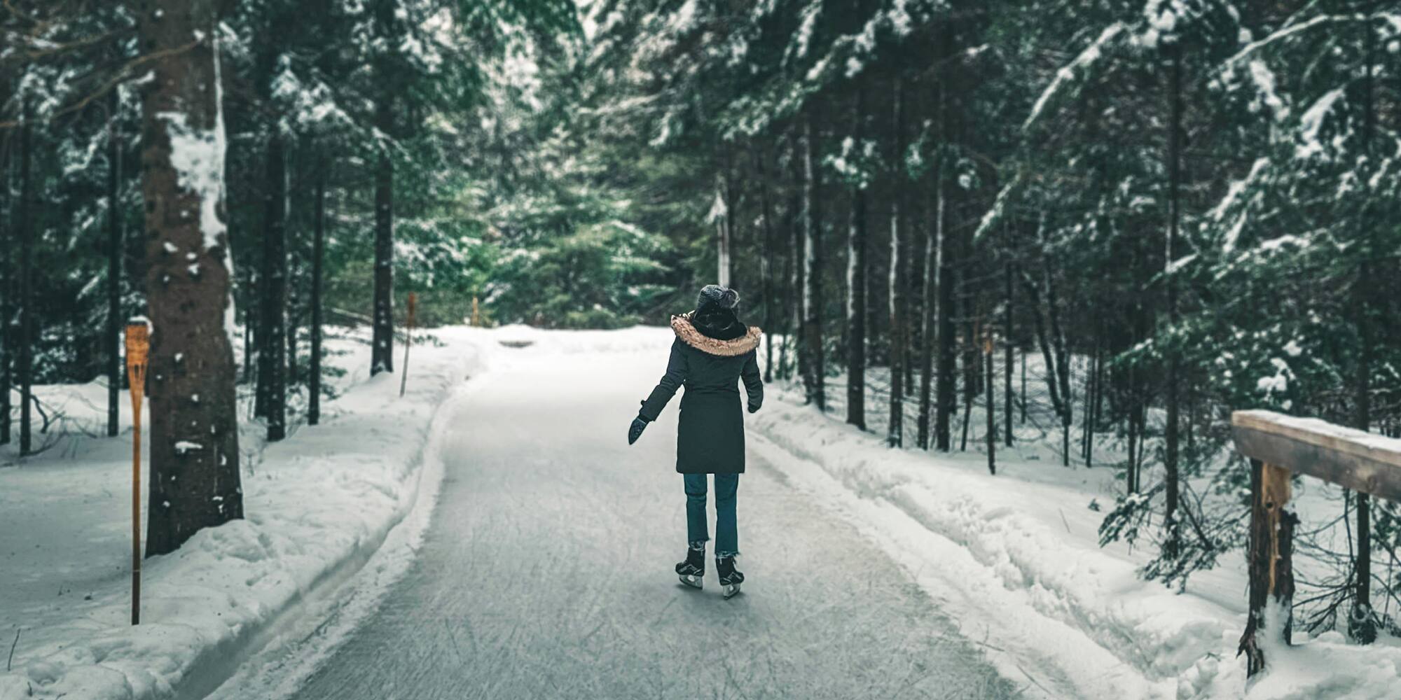 Patinage en forêt: 8 sentiers glacés au Québec