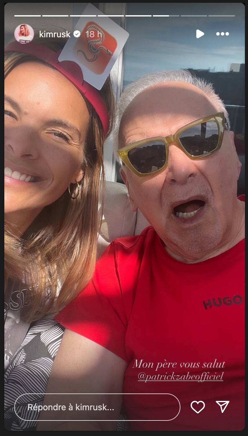 Kim Rusk partage des moments privilégiés avec son père, Patrick Zabé ...