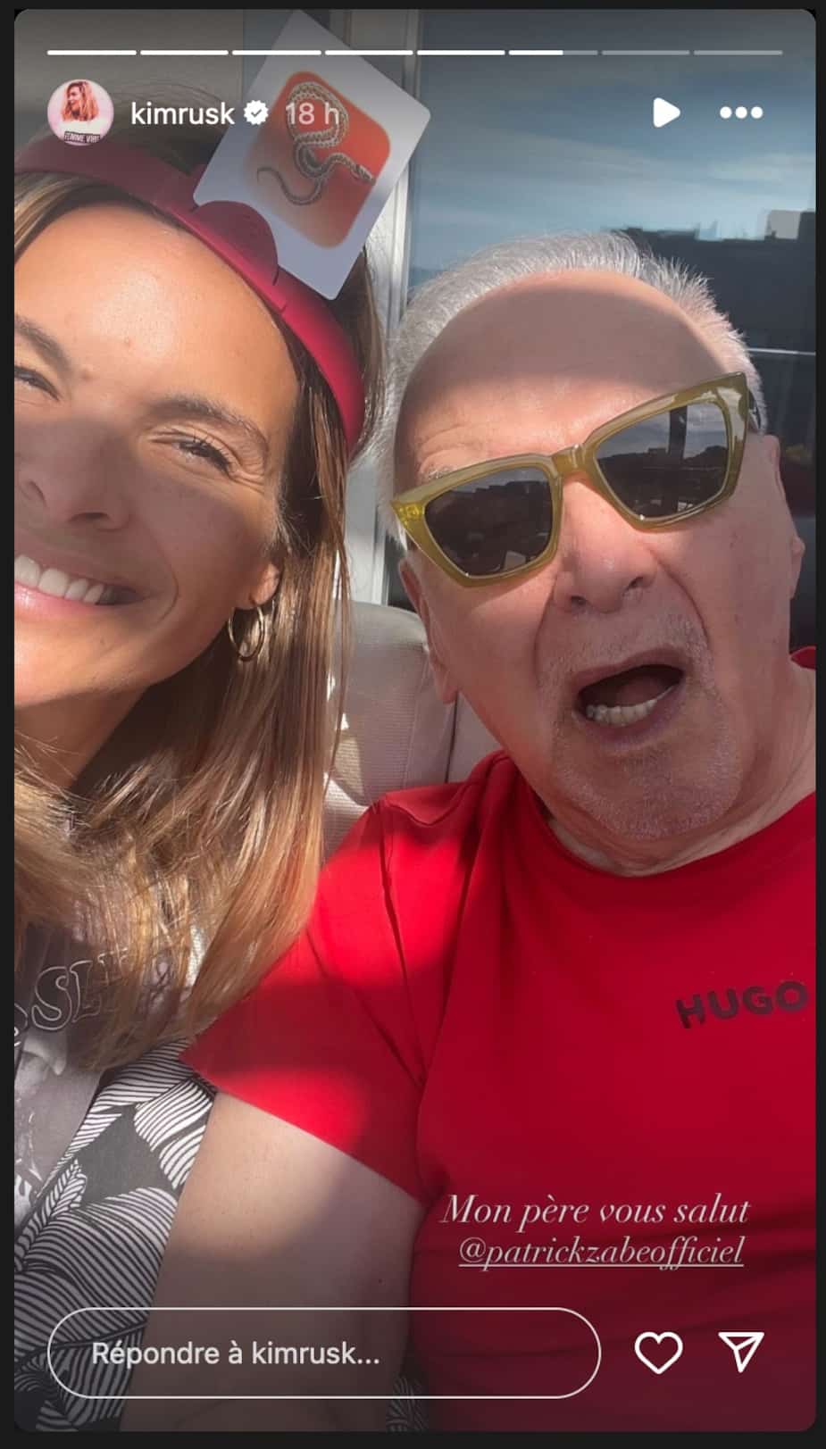 Zabe Friend Kim Rusk partage des moments privilégiés avec son père, Patrick Zabé ...
