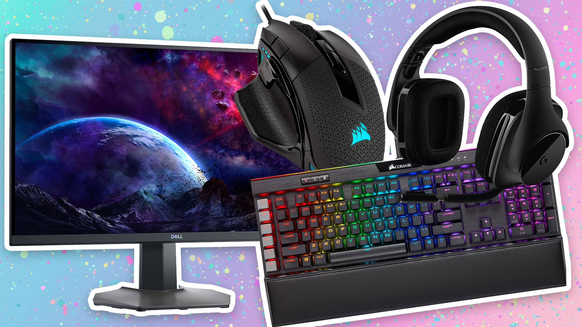 Black Friday des soldes sur des moniteurs de jeu, des claviers, des souris et plus encore