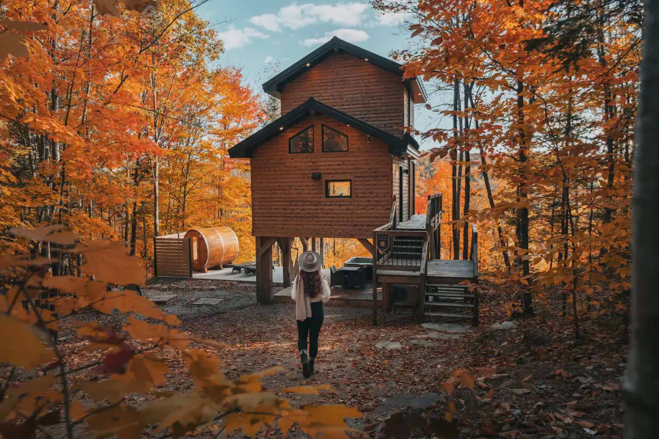 Un mini-chalet de rêve avec spa et sauna 