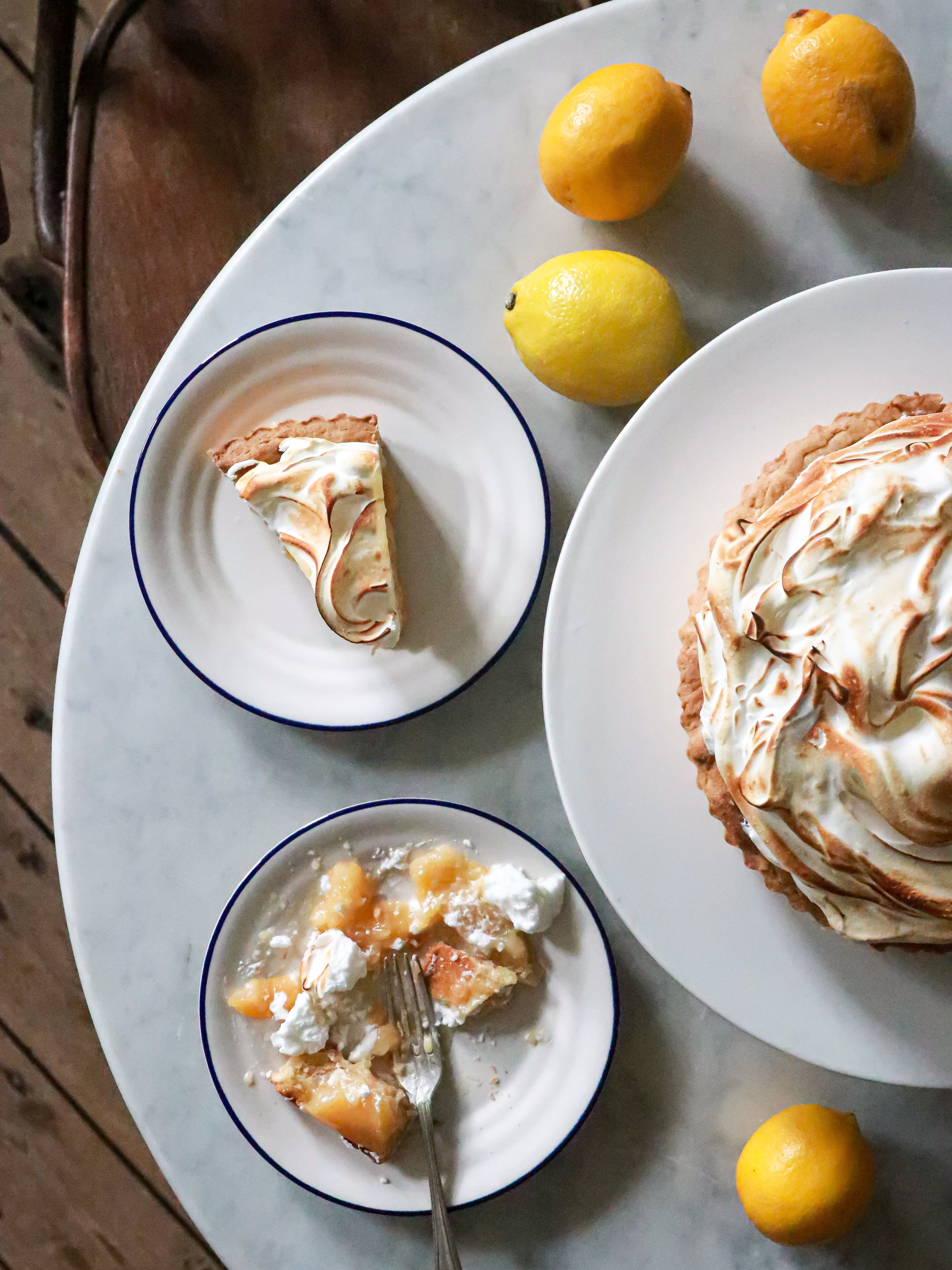Recette de tarte au citron et meringue