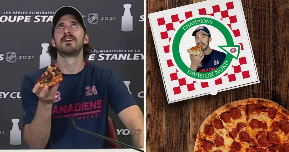 Image principale de l'article Danault déguste ENCORE la pizza de la victoire