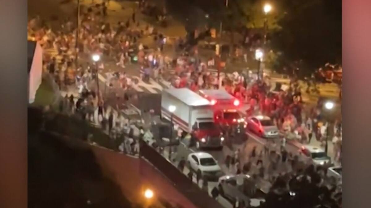 Impressionnant mouvement de panique à Philadelphie