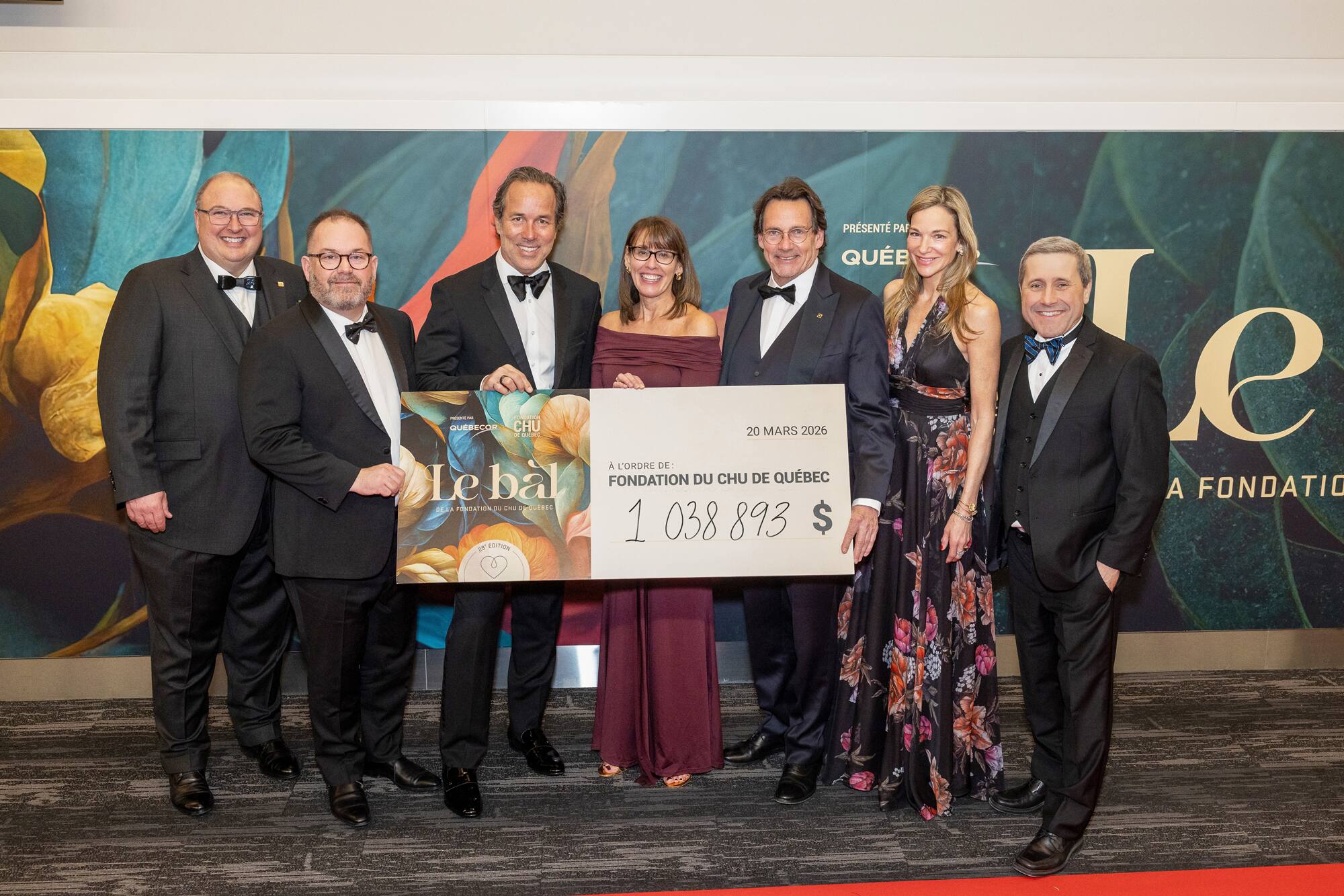 Bal de la Fondation du CHU de Québec: 1 038 893 $ nets pour la santé | JDQ