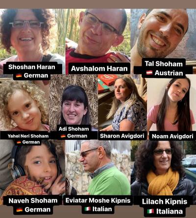 11 membri di una famiglia, tra cui tre giovani ragazze, sono stati rapiti da Hamas