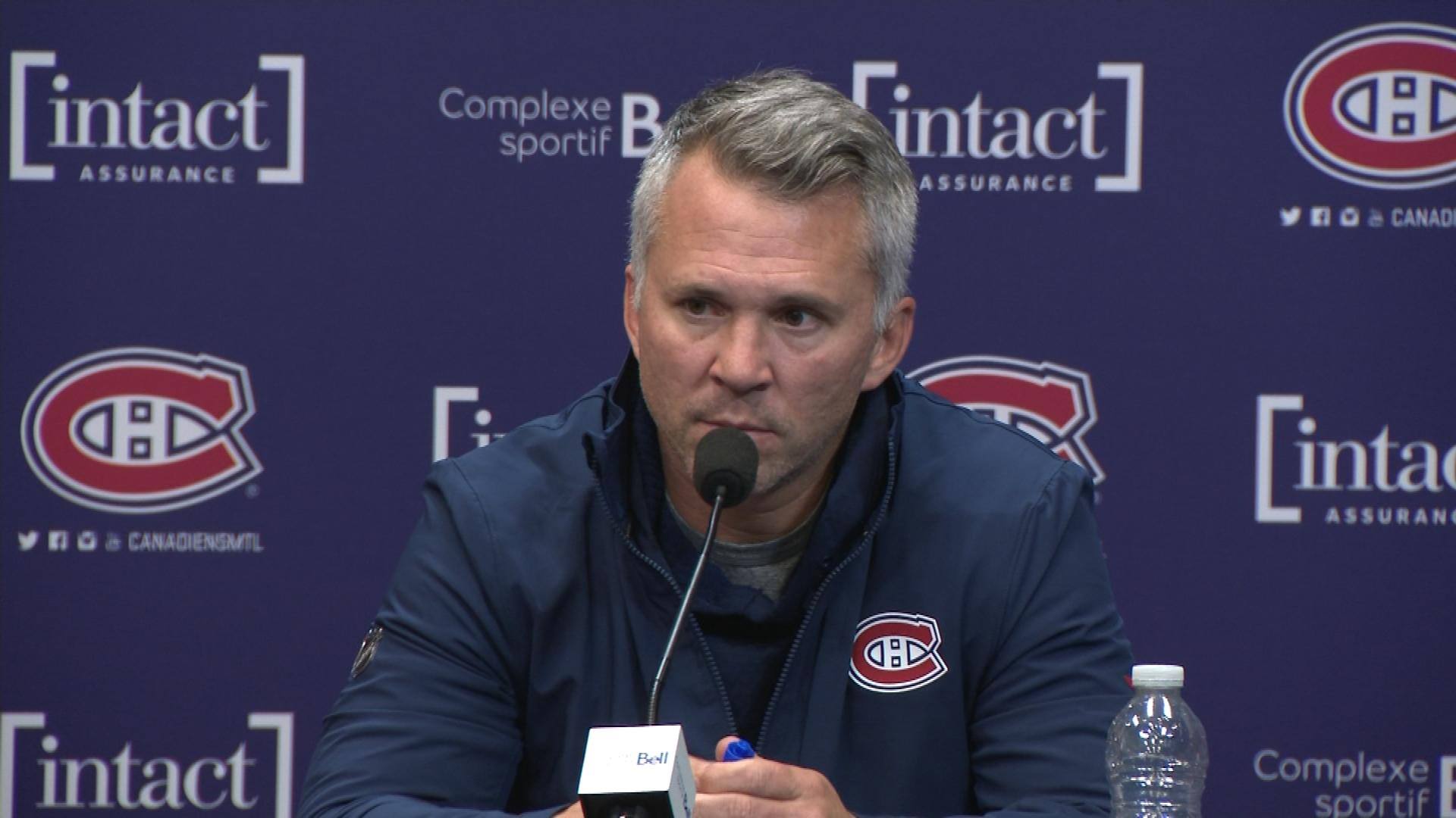 Martin St-Louis explique le plan pour Slafkovsky, Beck et Mesar