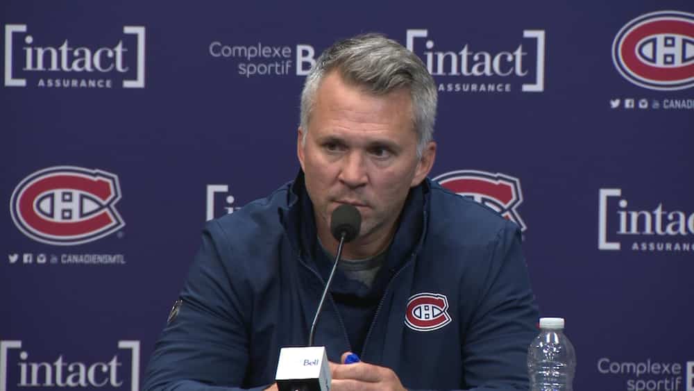 Martin St-Louis explique le plan pour Slafkovsky, Beck et Mesar