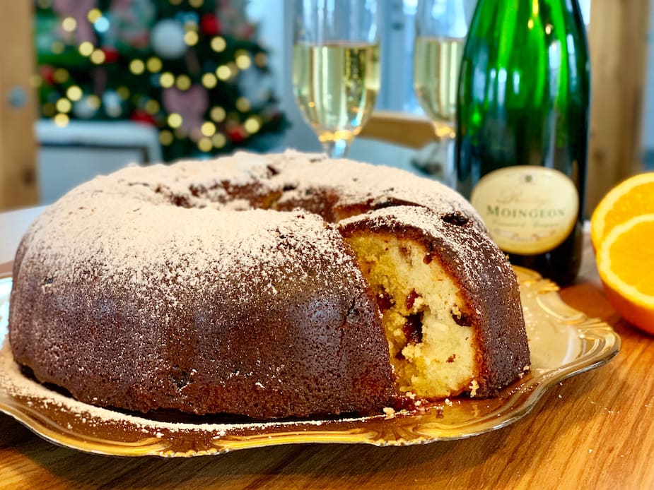 Image principale de l'article Gâteau à l’orange et canneberges