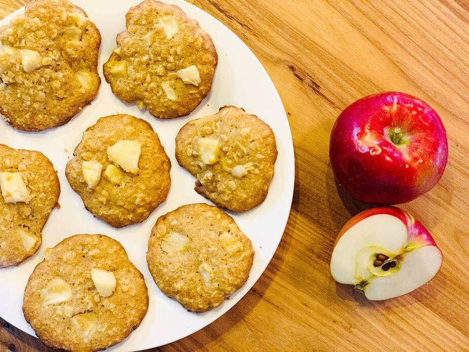Image principale de l'article Biscuits aux pommes