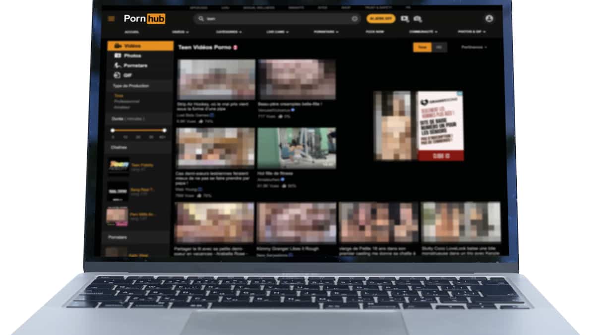 De la porno juvénile vue plus de 684 millions de fois sur Pornhub
