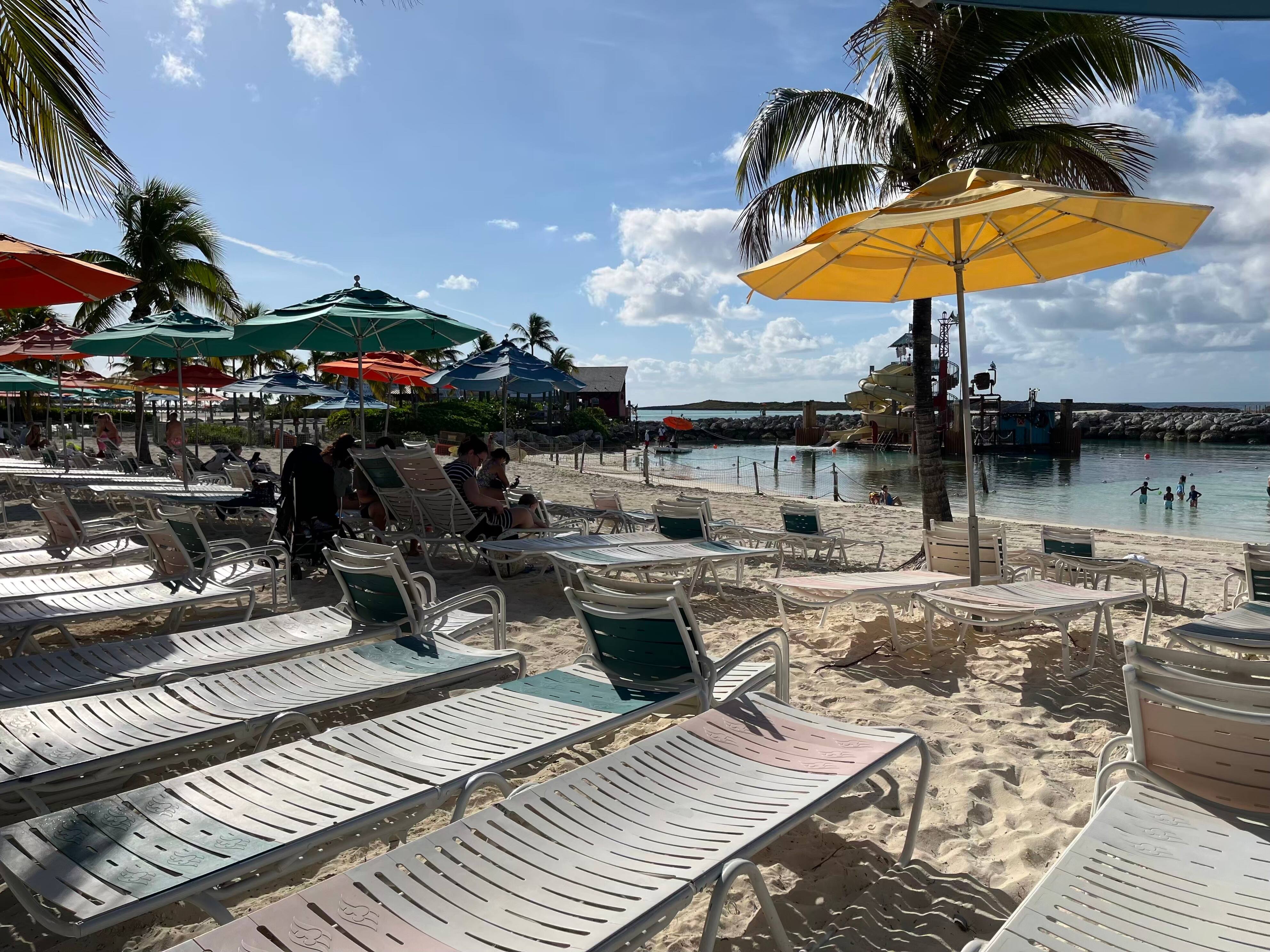 L'une des plages de Castaway Cay.