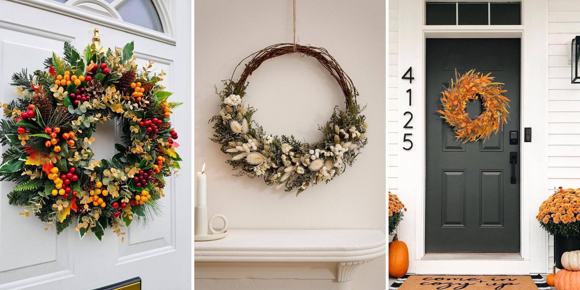 10 couronnes d'automne pour décorer sa maison