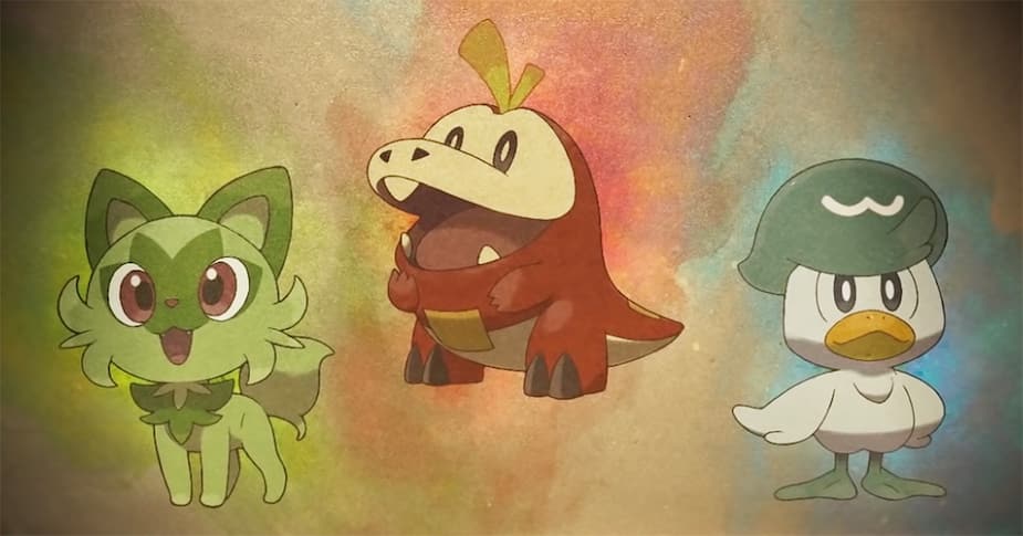 Image principale de l'article Scarlet et Violet: les trois Pokémon de départ