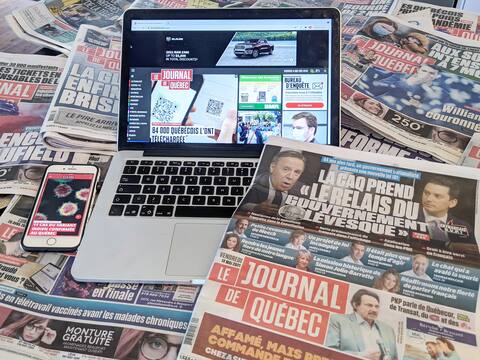 Sebastian Maynard, publisher and editor-in-chief of The Journal de Quebec