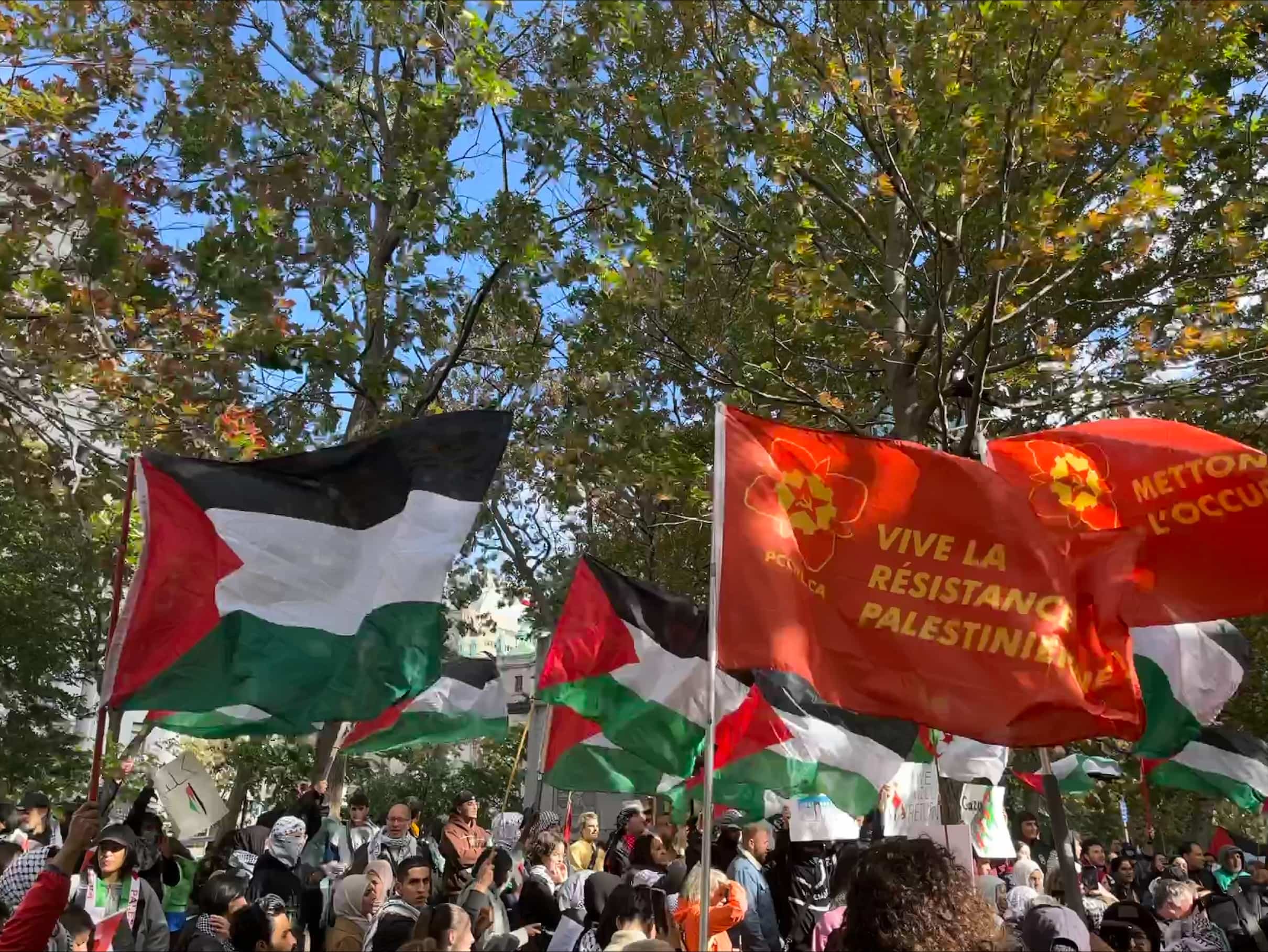 Des politiciens dénoncent une manifestation en soutien au peuple  palestinien | JDM